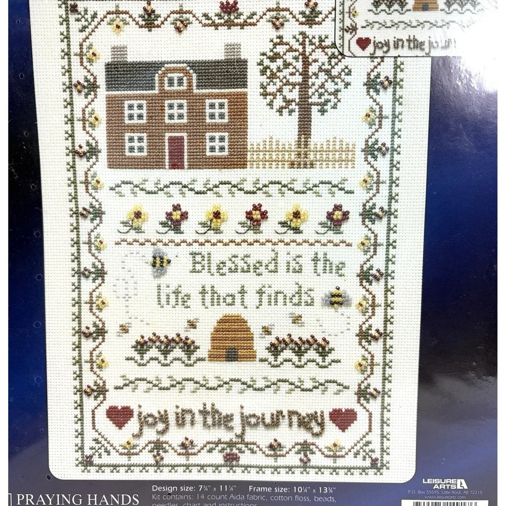 Joy In The Journey Counted Cross Stitch Kit Designs for Needle Praying Hands NOS